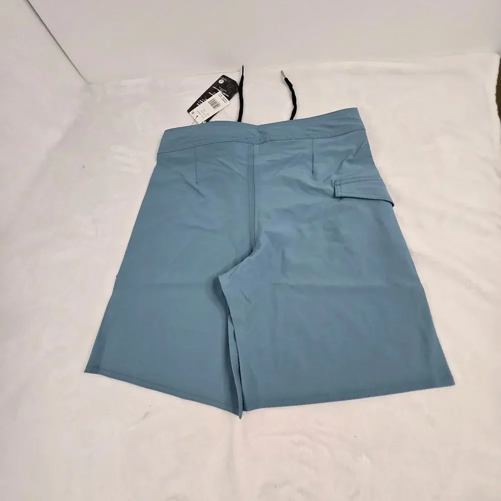 Volcom Boys Blue Board Shorts Size 28 NWT Swim Trunks Surf Shorts
